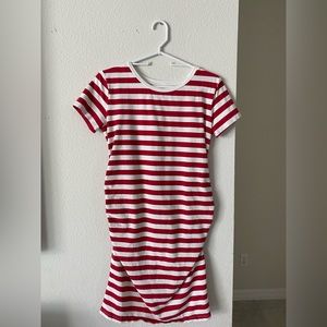Maternity striped dress